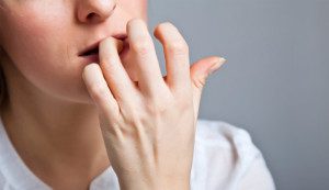 nail biting