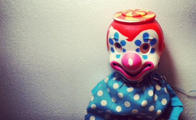 clown, fear, child, scared, issues,