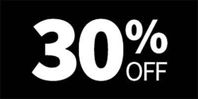 30 percent off